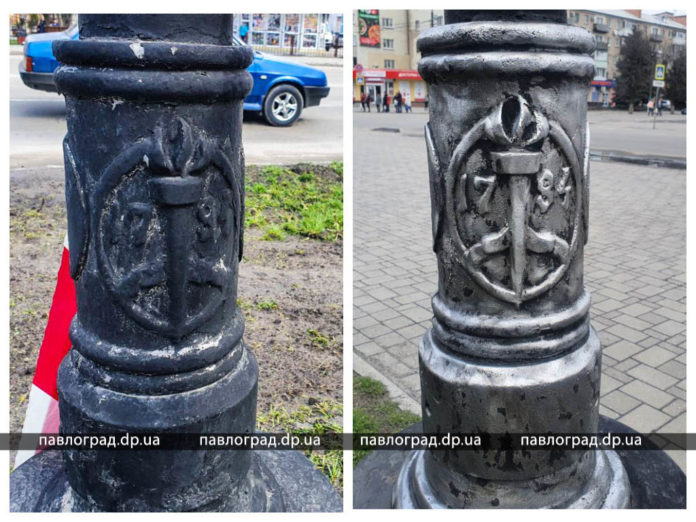 Историческая находка: в Павлограде обнаружили даты установки уличных фонарей - рис. 1