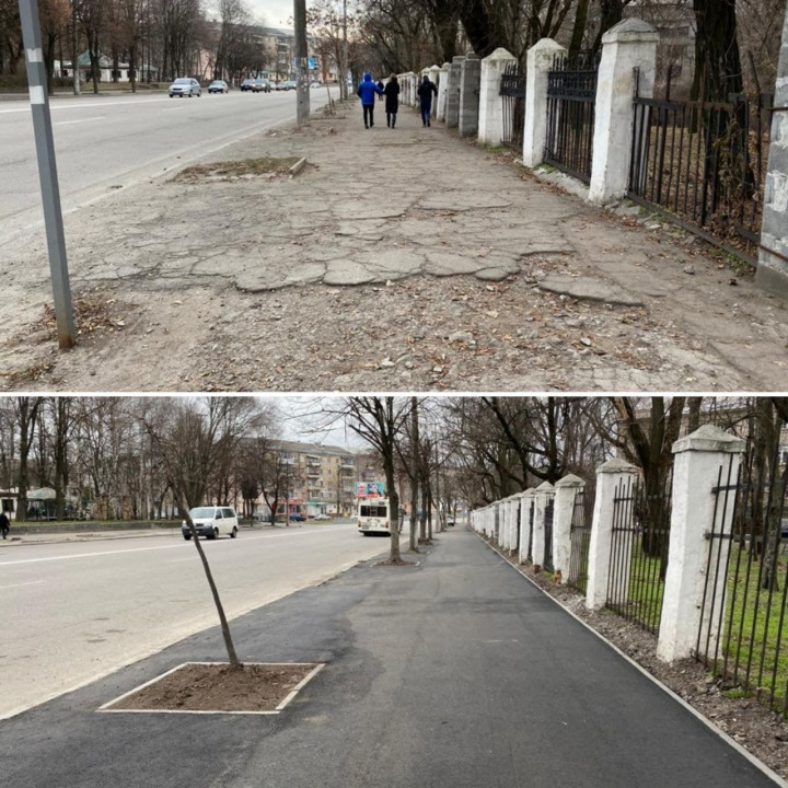 В Днепре завершили ремонт пешеходной зоны по проспекту Гагарина (ФОТО) - рис. 3
