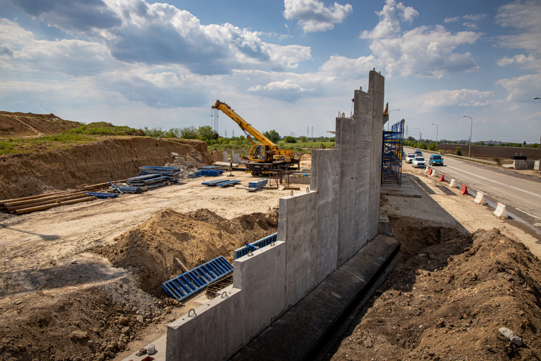 Под Днепром продолжается строительство двухуровневой объездной развязки - рис. 3