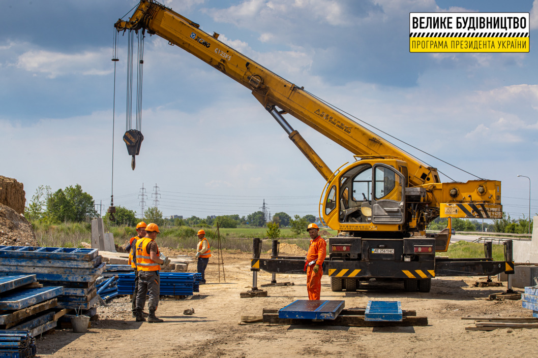 Под Днепром продолжается строительство двухуровневой объездной развязки - рис. 5