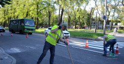В Днепре на проспекте Яворницкого обновляют дорожную разметку (ФОТО/ВИДЕО) - рис. 6