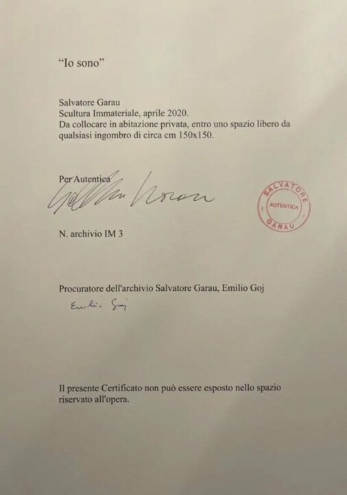18 000 $ за ничто: итальянский художник продал невидимую скульптуру - рис. 2