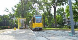 В Днепре на проспекте Яворницкого завершили ремонт трамвайных путей (ФОТО) - рис. 13
