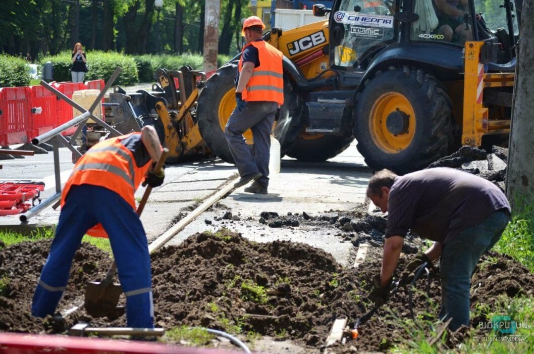 В Днепре на проспекте Дмитрия Яворницкого начался ремонт трамвайных путей - рис. 3