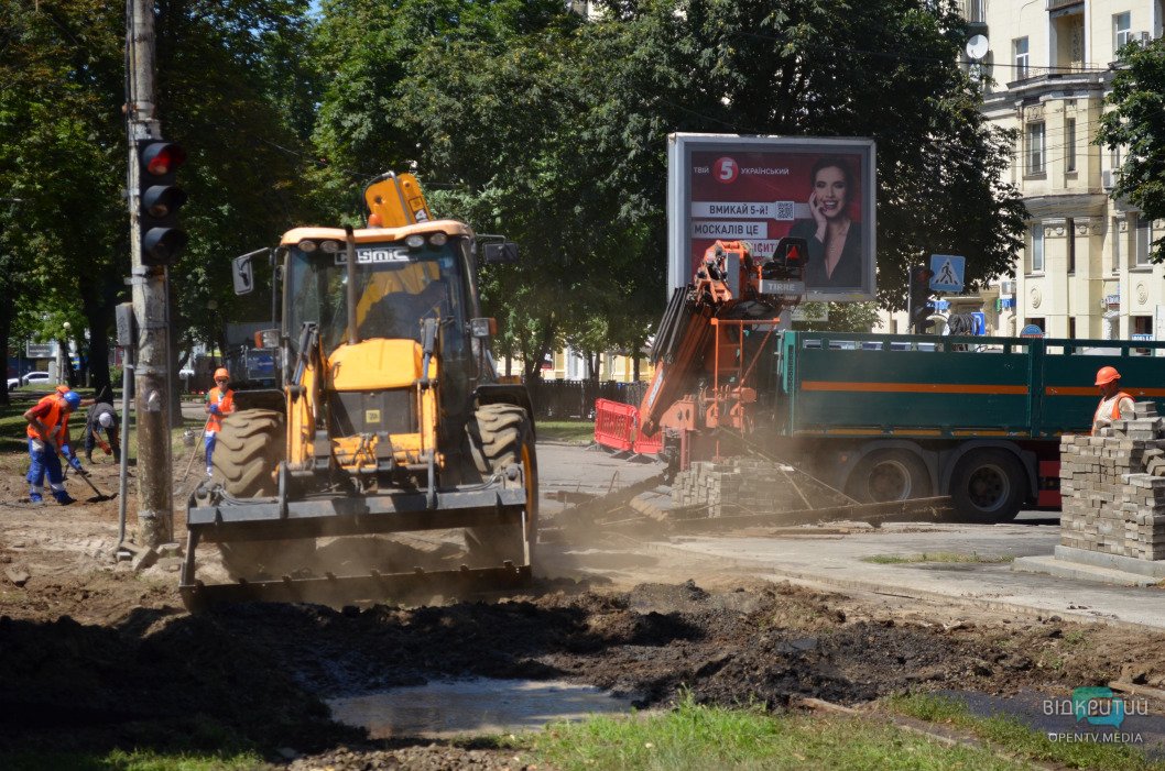 В Днепре на Сечевых Стрельцов стартовала реконструкция трамвайных путей: фото - рис. 2