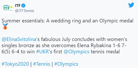Теннисистка Элина Свитолина принесла Украине «бронзу» на Олимпиаде в Токио - рис. 2