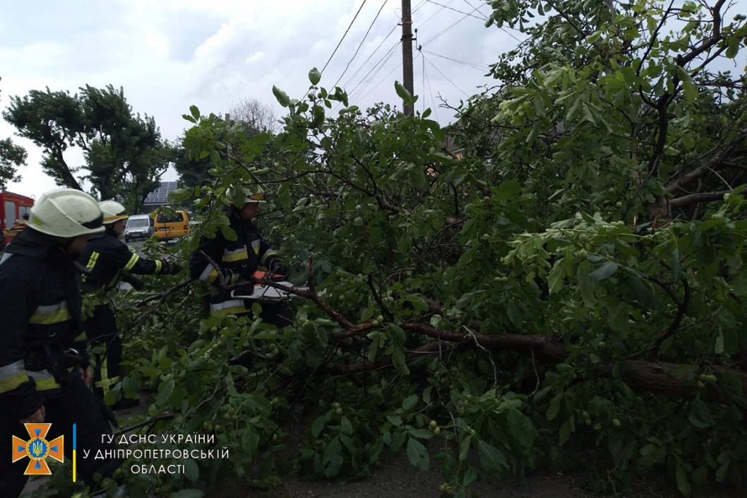 Спасатели устраняют последствия ночного урагана на Днепропетровщине: фото/видео - рис. 8