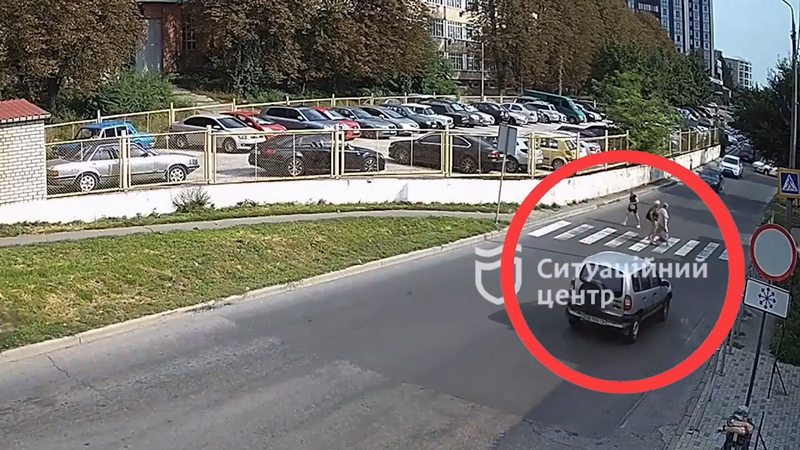 В Днепре водитель Chevrolet сбил пешехода на «зебре» (Видео) - рис. 1