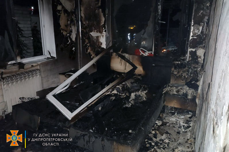 На Днепропетровщине ночью сгорел частный дом - рис. 4