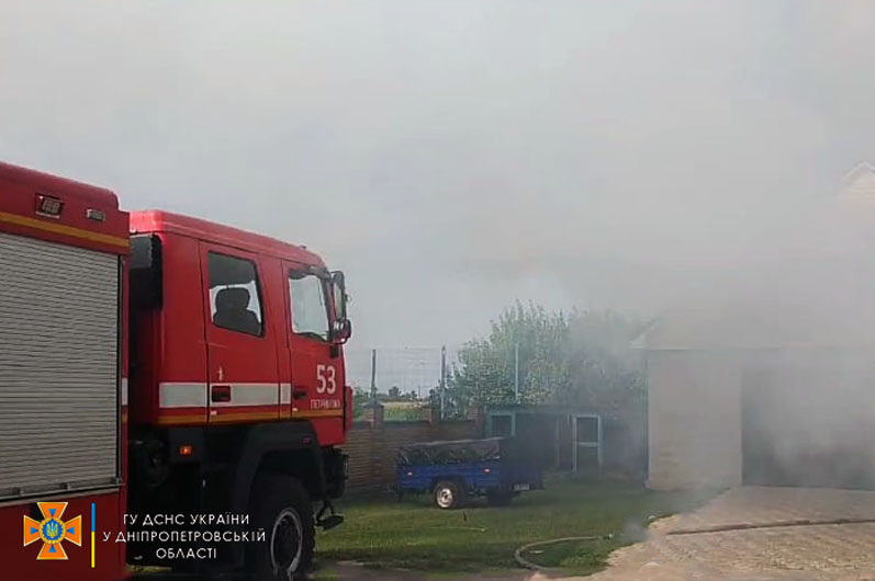 На Днепропетровщине горел сельский дом - рис. 2