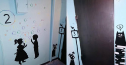 В Днепре на жилмассиве Тополь-1 жильцы дома креативно украсили подъезд: (Фото) - рис. 4