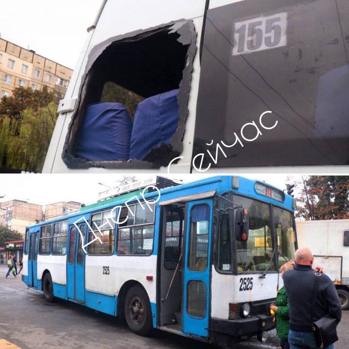 В Днепре на ж/м Тополь столкнулись троллейбус и маршрутка: пострадала женщина - рис. 1