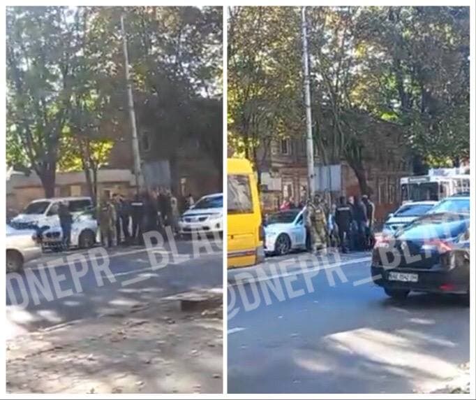 В Днепре сотрудники спецподразделения КОРД задержали водителя BMW (Видео) - рис. 1
