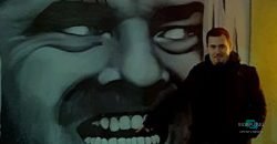 В центре Днепра закрасили мурал с портретом Джека Николсона из "Сияния" (Фото) - рис. 4