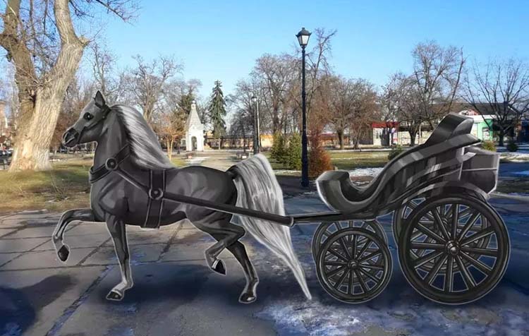 Конь с повозкой: в сквере Никополя появится новый арт-объект (Фото) - рис. 2