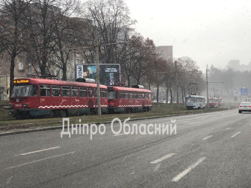 В Днепре трамваи №4, 5, 12 и 16 остановили своё движение: подробности - рис. 3