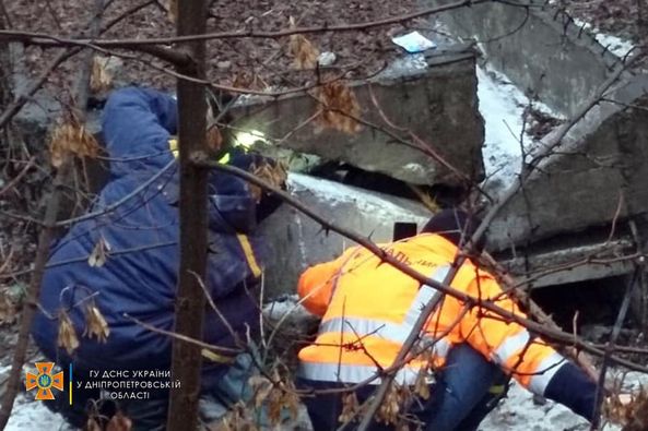 В Днепропетровской области спасатели пришли на помощь двум четырехлапым (Фото) - рис. 1