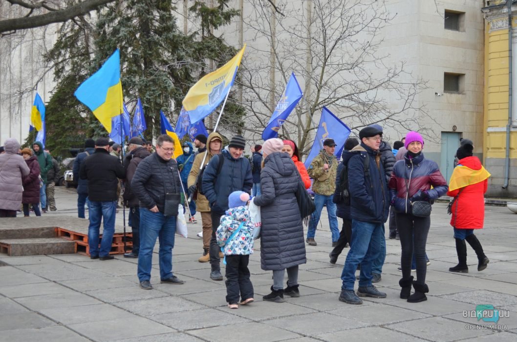 В Днепре ко Дню Герба Украины провели масштабный Марш единства (Фото) - рис. 3
