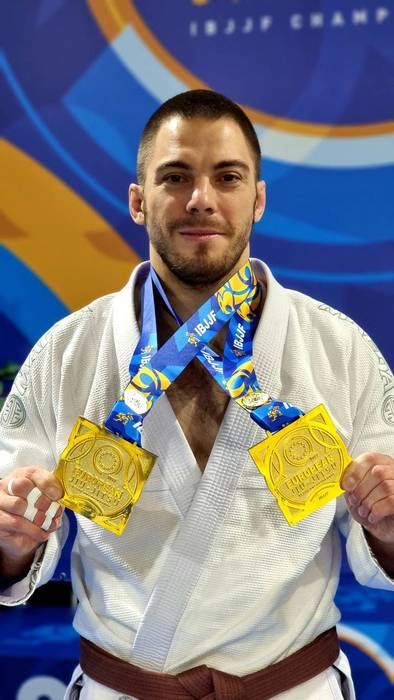 Криворожанин стал абсолютным чемпионом Европы по бразильскому джиу-джитсу - рис. 1