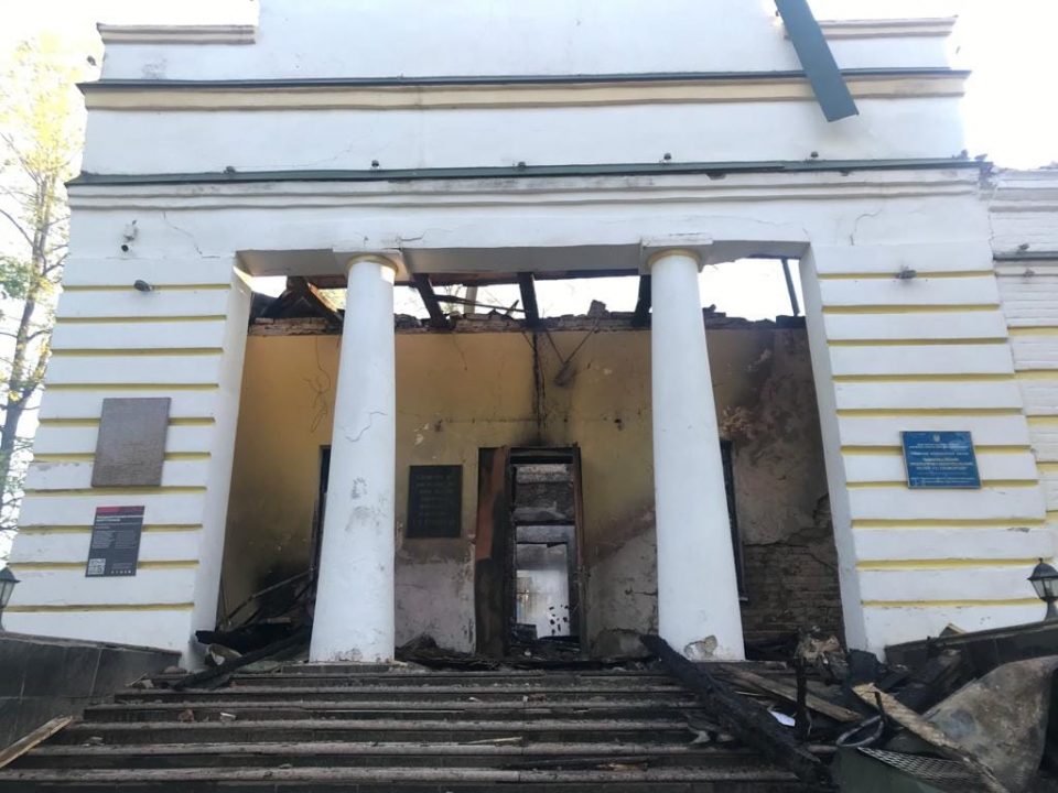 Оккупанты на Харьковщине уничтожили музей, в котором жил и работал Григорий Сковорода - рис. 1