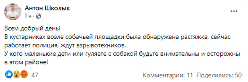 В Днепре на Калиновой обнаружили противопехотную осколочную мину - рис. 2