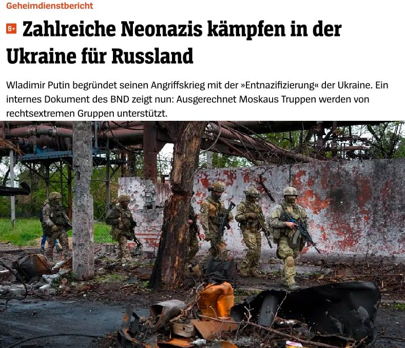 В Украине на стороне РФ воюют неонацисты, - немецкая разведка - рис. 1