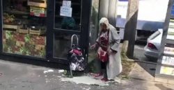 В Киеве любительница «русского мира» разбила витрину детей, собиравших деньги на ВСУ - рис. 16