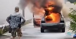 В Днепре на проспекте Богдана Хмельницкого горел кроссовер Mazda - рис. 6