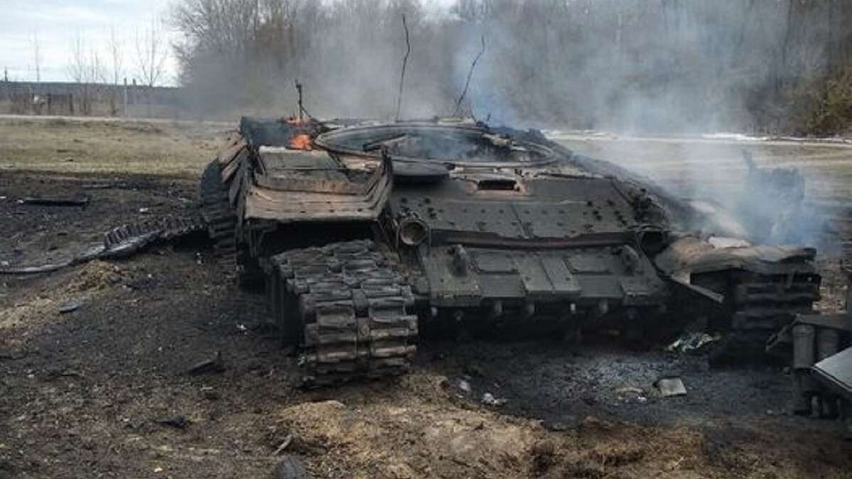 Тероборона Днепра уничтожила танк российских оккупантов - рис. 1