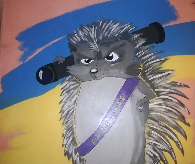 В память о муже: в Кривом Роге женщина создала патриотичные муралы (Фото) - рис. 4