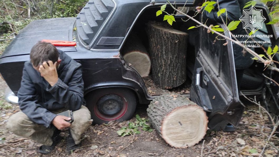 На Дніпропетровщині поліцейські затримали громадян, які незаконно вирубували дерева (Фото) - рис. 4