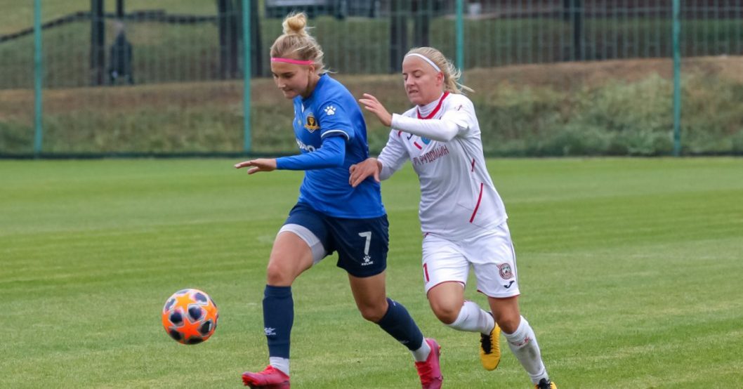 Женская команда «Днепра-1» установила рекорд сезона, забив 14 мячей в ворота своих соперниц - рис. 1