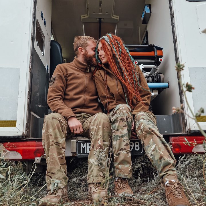 Маргарита Турчак та її чоловік