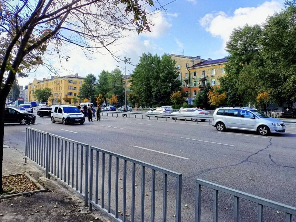 В Днепре на проспекте Слобожанском произошла тройная авария (Видео) - рис. 3