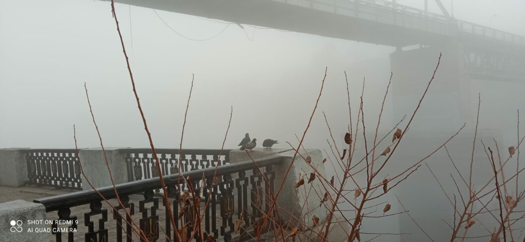 Таинственная завеса: Днепр уже два дня подряд окутан туманом - рис. 4