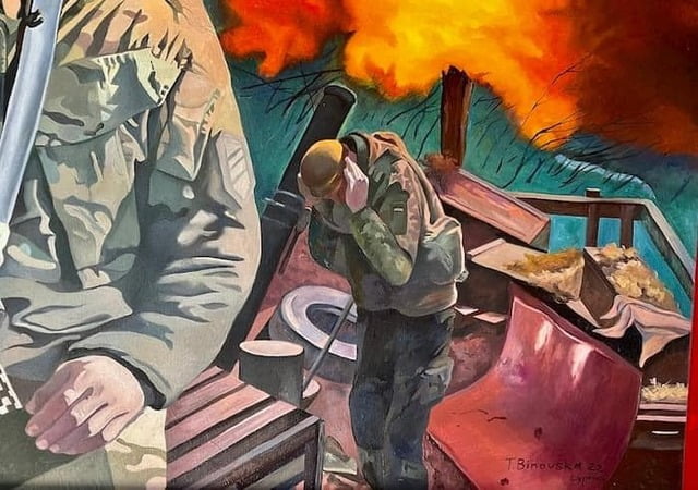 Воины днепровской 93-й ОМБр “Холодный Яр” стали героями серии картин