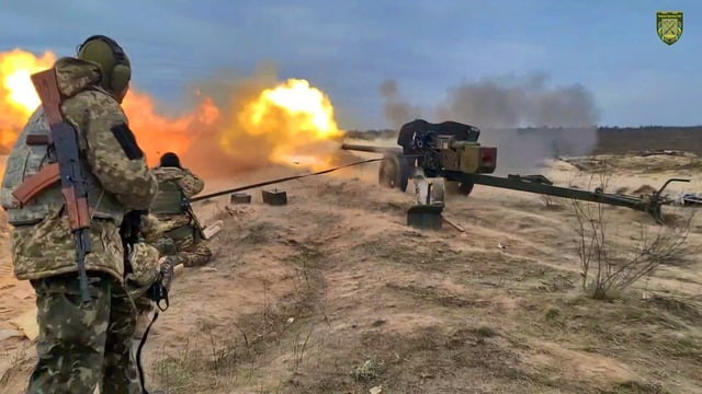 Артилеристи Дніпровської бригади тероборони нещадно знищують окупантів