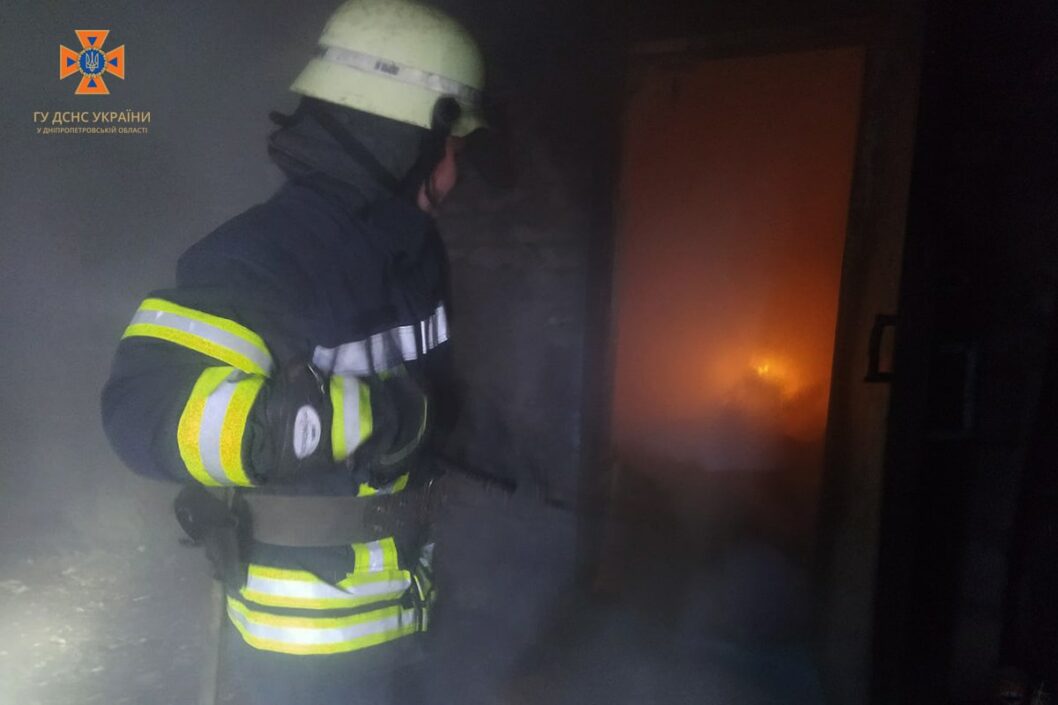 В Днепропетровской области во время пожара погиб мужчина - рис. 1