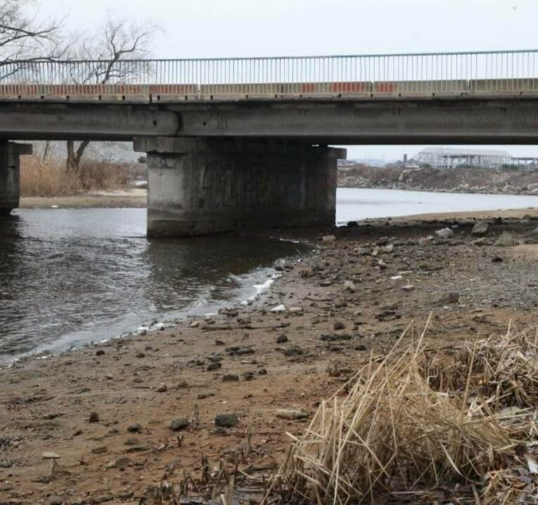 Відійшла на 5 метрів: річка Дніпро сильно обміліла