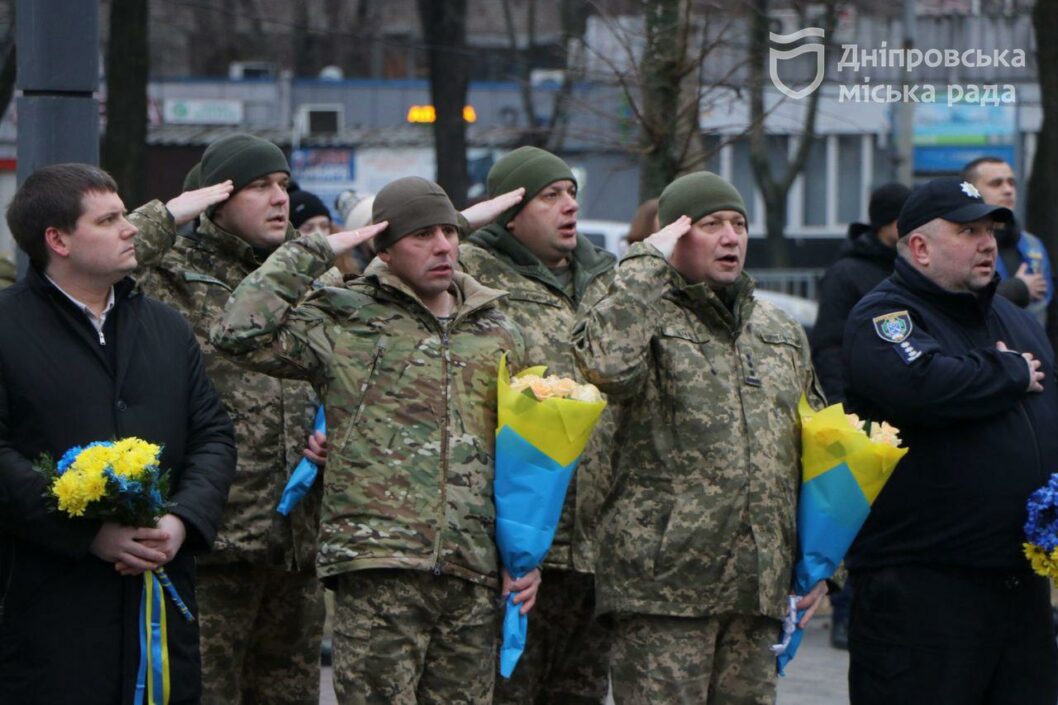 В Днепре отмечают День Соборности Украины (Фото)