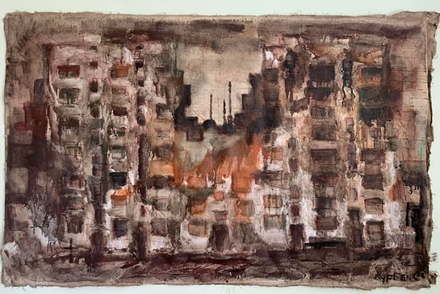 Художник із Дніпра передбачав вибух на Перемозі ще минулого року