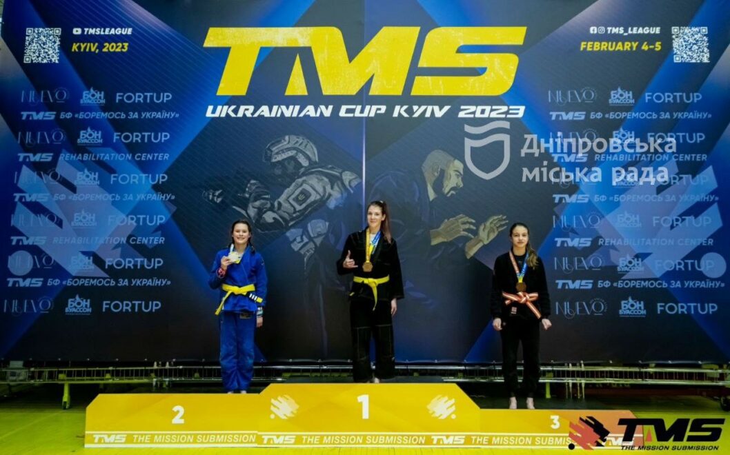 Дніпровські спортсмени здобули медалі Чемпіонатів України з джиу-джитсу та легкої атлетики