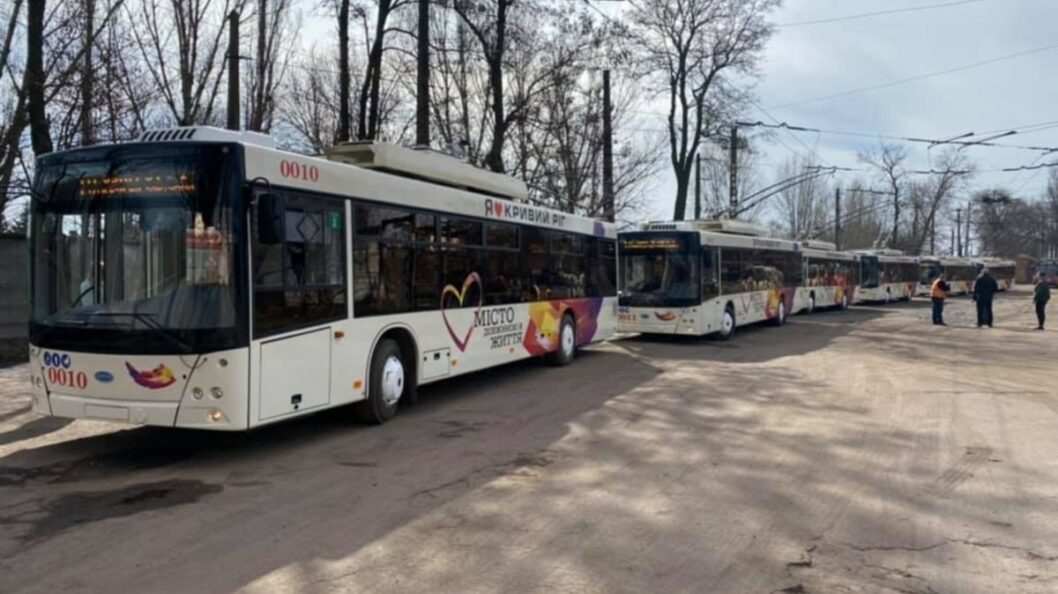 В Кривом Роге на будущей неделе временно не будет работать ряд троллейбусных маршрутов