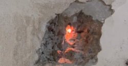 Вогник, який постійно палає: дніпрянин побачив у стіні власної квартири незвичне явище
