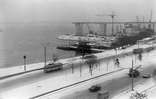 Про Дніпро: нынешняя зима днепрян снегом не балует, а какими были зимы в городе раньше