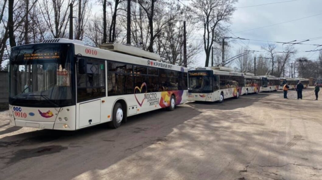 У Кривому Розі протягом двох днів дні не курсуватимуть деякі тролейбуси
