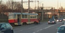 У Дніпрі на лівому березі трамвай зійшов з рейок - рис. 7