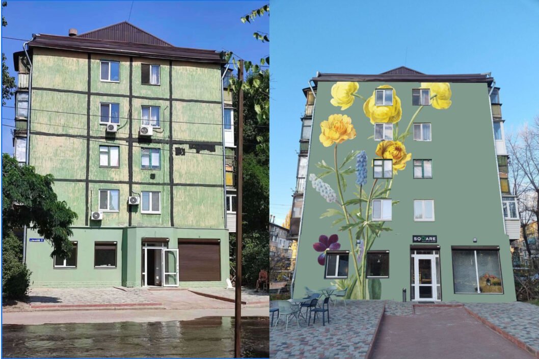 В Днепре "расцветет" фасад пятиэтажного дома на левом берегу - рис. 1