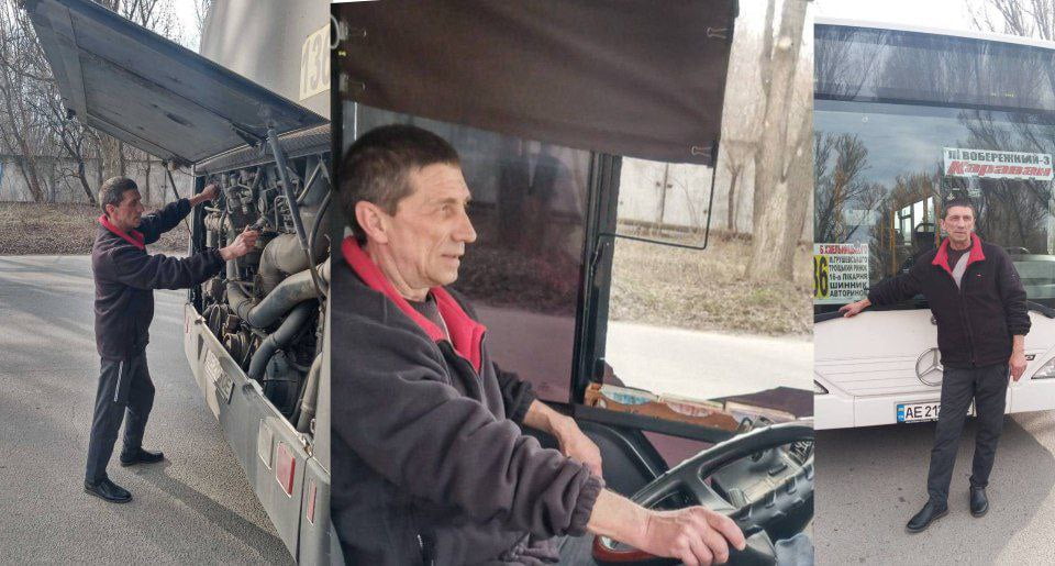 Евакуює з початку повномасштабної війни: історія водія одного з міських маршрутів Дніпра
