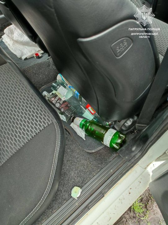 Алкоголя в 13 раз выше нормы: на Днепропетровщине полицейские остановили нетрезвого водителя - рис. 2